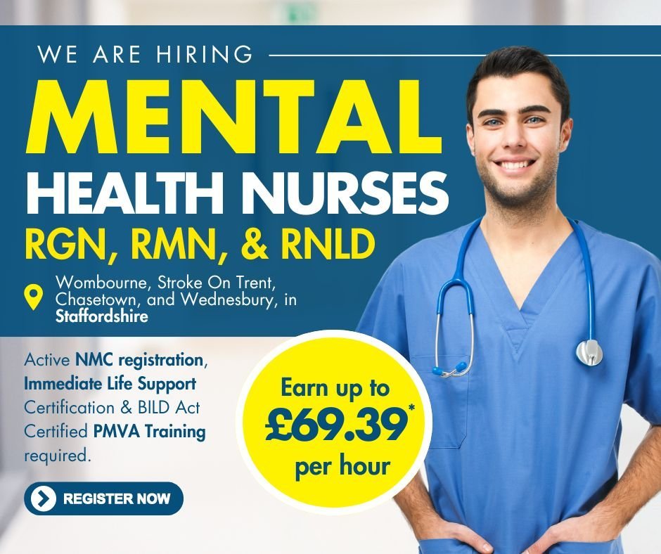 Mental Health Nurse Vacancies in Staffordshire