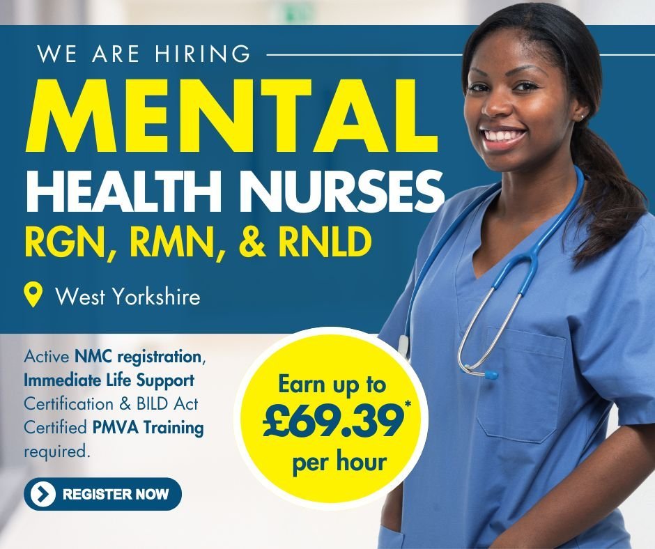 Mental health nurse vacancies West Yorkshire